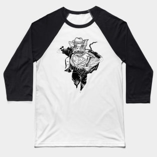 Super Pig! Hog, Piggy, Super Hero! Parody Fun art! Baseball T-Shirt